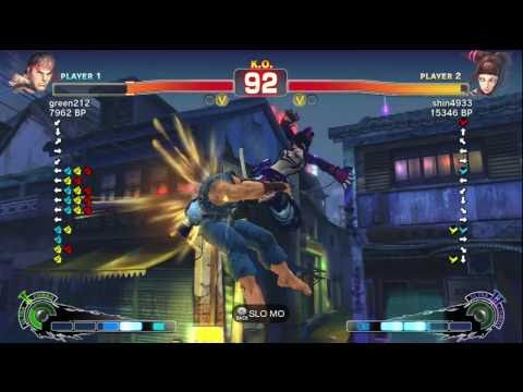 Momochi [Ryu] vs ☆Shin☆ [Juri] SSF4 Japanese Online Ranked Matches - TRUE-HD