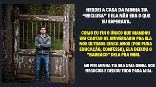 EU HERDEI A CASA DA MINHA TIA “RECLUSA” E DESCOBRI QUE ELA NÃO ERA O QUE EU PENSAVA 