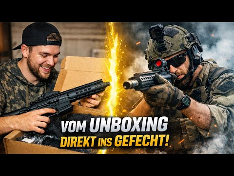 New MTW unpacked… and straight onto the pitch!