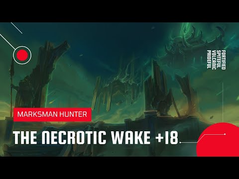 World of Warcraft: Shadowlands | Mythic The Necrotic Wake +18 | MM Hunter (Season 1)