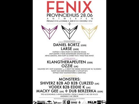 SHIVERZ b2b AD b2b CURZED b2b TROM @ FENIX PROVINCIEHUIS BELGIUM 28/6/13