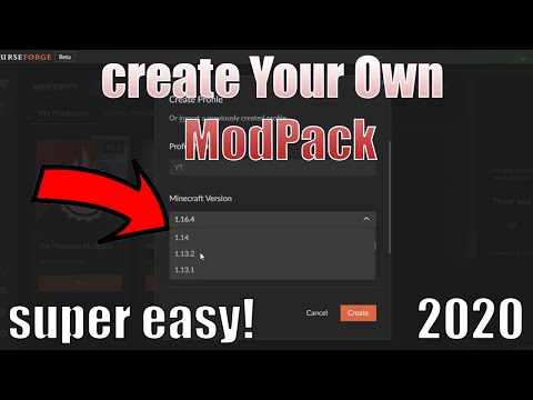 JoeBlowGaming - How To Create Your Own Minecraft ModPack Super Easy!!! 2020 Any Version / Any Mods!!