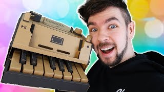 CREATING A PIANO OUT OF CARDBOARD | The Jacksepticeye Power Hour