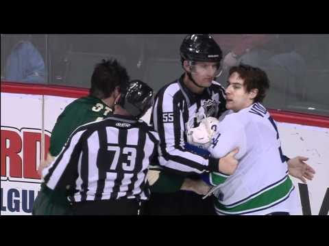 Canucks at Wild - Volpatti Vs Staubitz - 01.16.11 - HD
