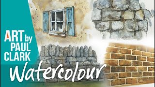 5 simple techniques for painting Walls in Watercolour