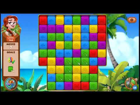 Lost Island Blast Adventure Level 740 - NO BOOSTERS 🏝️ | SKILLGAMING ✔️