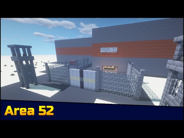 Pixel Gun 3D - Area 52 Minecraft Map