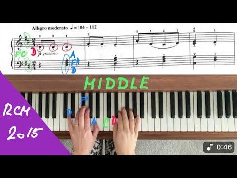 Allegro moderato by Béla Bartók. RCM 3 - Piano Repertoire