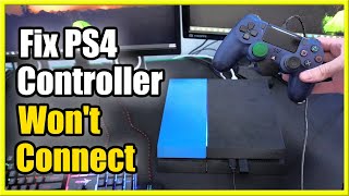 How to FIX PS4 Controller that Won&#39;t Connect (Hard Reset Method)