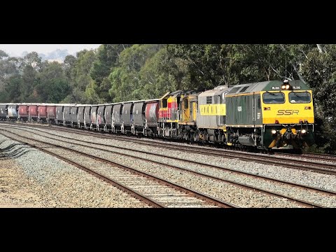 RL305-GM27-602-BRM002 on 1NK3 from Newcastle to Dimboola at Tallarook.  23-12-19.  16.04.03.