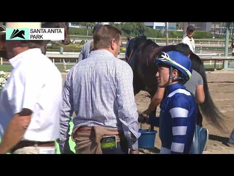 Stark Contrast wins the Zuma Beach Stakes on Sunday, October 5 at Santa Anita Park