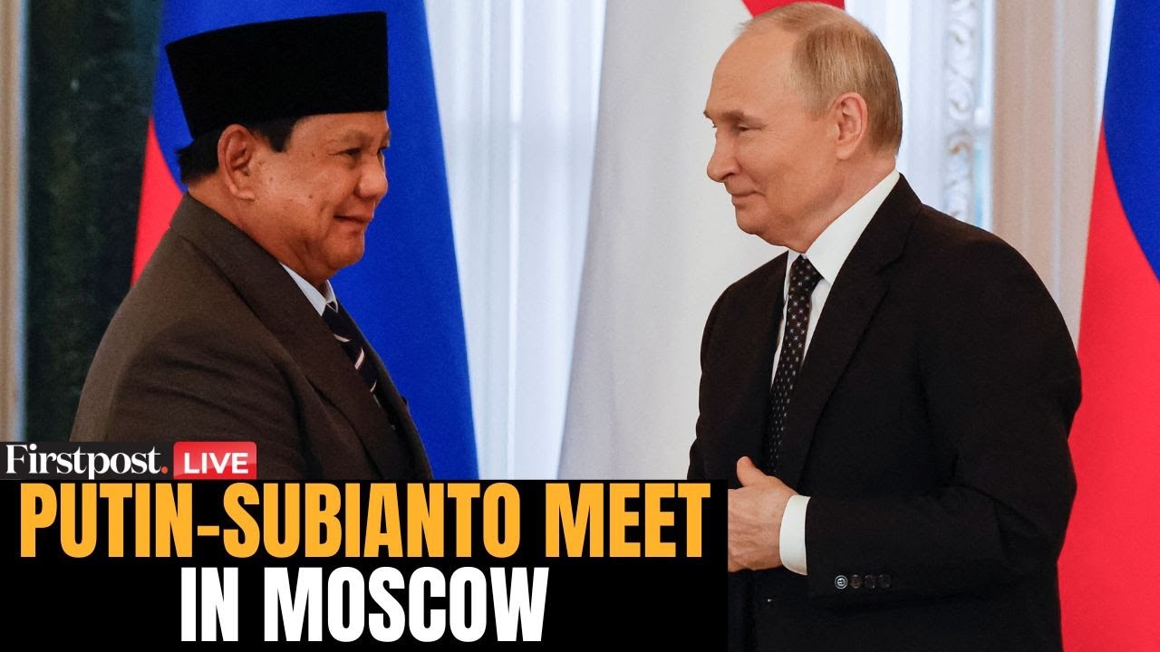 LIVE: Indonesian President Prabowo Subianto Meets Russian President Putin During His Moscow Visit