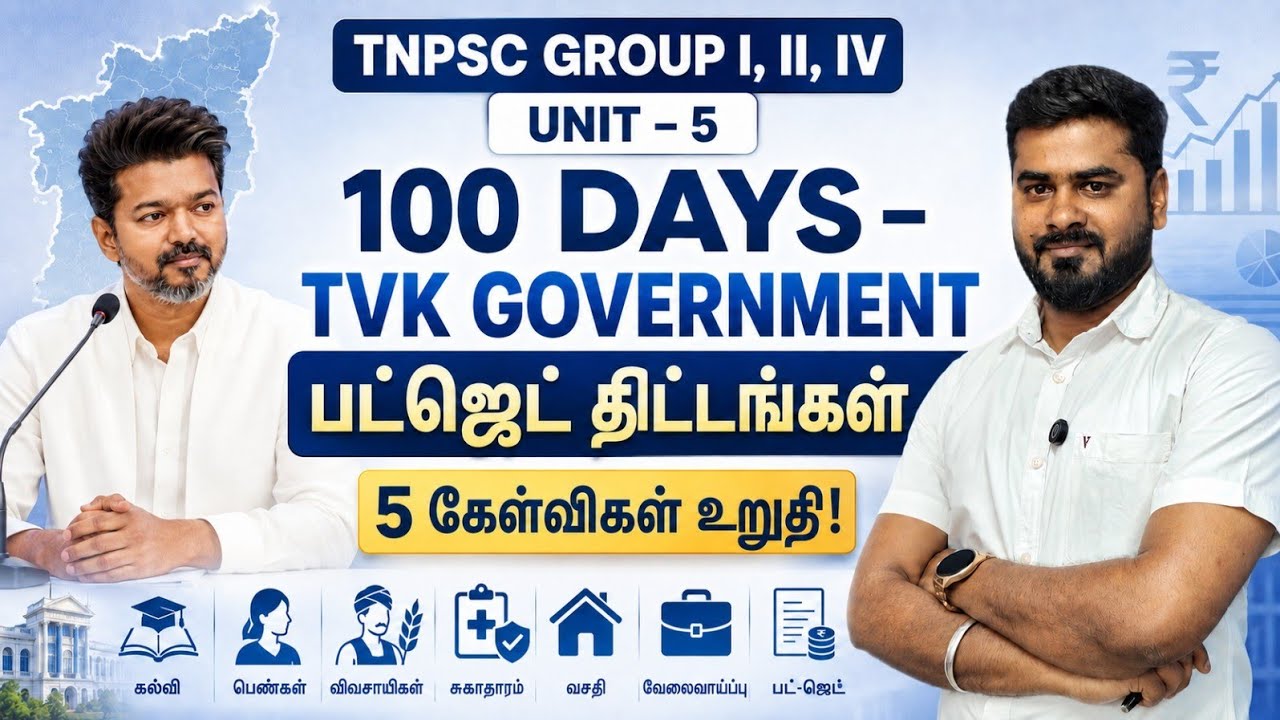TN BUDGET SCHEMES-2026/TVK Government schemes/Unit 5/TN Administration/#tnpsc #tnpscgroup2 