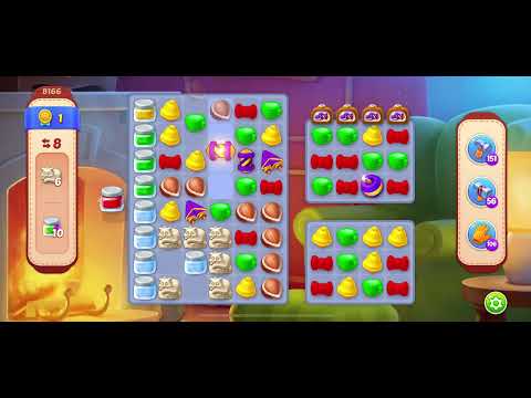 Homescapes Level 8166 夢幻家園 第8166關- No boosters