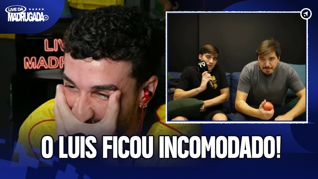 PING-PONG COM LUISINHO! FELIPE FERA DEIXA NOSSO NARRADOR CONSTRANGIDO | LIVE DA MADRUGADA
