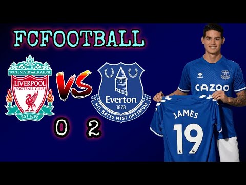 Everton and Liverpool - English Premier League 2-0