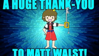 A Huge Thank-You To Matt Walst!