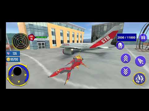 Shark Robot Transforming Car Game Video  Dino Robot Game 3D #Bettle_Gaming_Channel
