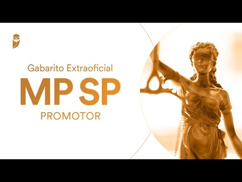 Gabarito Extraoficial: MP SP (Promotor)