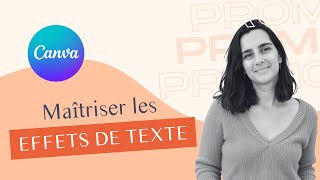Comment rendre tes textes Canva super cool ? (Tuto effets de texte)