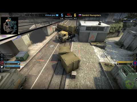 Ax1Le: 3 ak47 kills and clutch 1 vs 2. Virtus.pro vs Gambit Youngsters. Semi-final Nine to Five 4