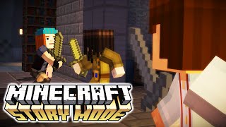 MINECRAFT: Story Mode Episode 2 Let's Play: EPIC FIGHT WITH IVOR!!! (Episode 4)
