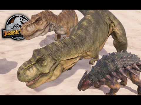 New Dinosaur Skins & Animations! - Return to Jurassic Park - Jurassic World Evolution
