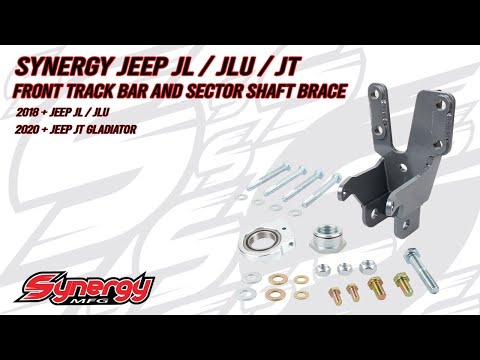 Synergy Jeep JL / JT Front Track Bar and Sector Shaft Brace Installation Video