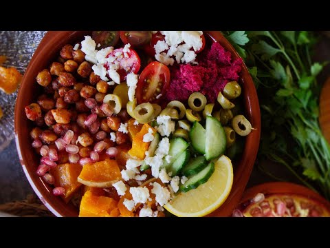 How to make Mediterranean Rice Bowl with Roasted Veg