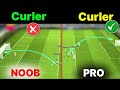 How to Curler Like PRO - Use This Tips  Tutorial Skills - efootball 2024 Mobile