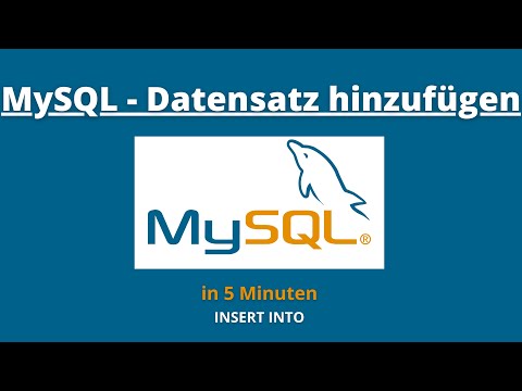 SQL Datensätze hinzufügen - SQL TUTORIAL GERMAN