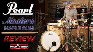 Video thumbnail for New Pearl Masters Maple Gum Drum Set Review by Drum Center of Portsmouth