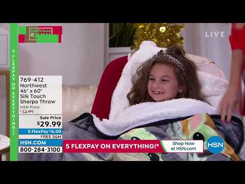 Northwest 46" x 60" Silk Touch Sherpa Throw