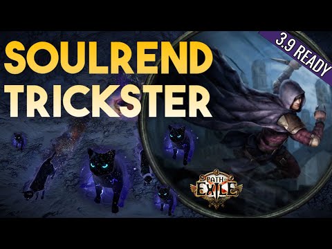 [3.9] Low Life Soulrend Build - Trickster Shadow - Metamorph - Path of Exile 3.9