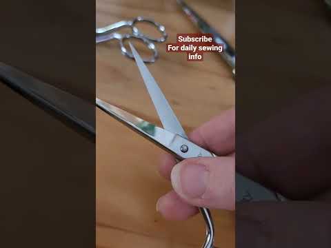 Part of a video titled The anatomy of shears, scissors parts - YouTube