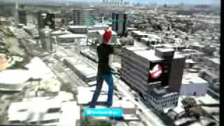PlayStation Home Glitch Walking In The Air Over L.A
