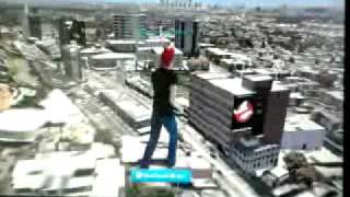 PlayStation Home Glitch Walking In The Air Over L.A