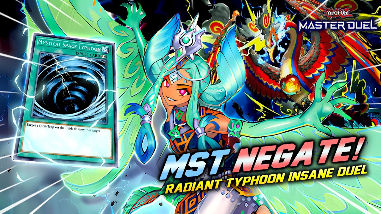 MST NEGATE ⚡⚡!! NEW ARCHETYPE RADIANT TYPHOON DECK / The Drastic Storm [Master Duel]