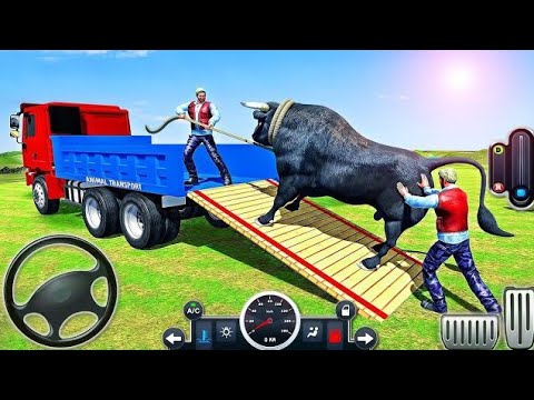 Animal Transport Simulator | Real Farm Truck & Offroad Cargo Gameplay 🚛🐄🐎