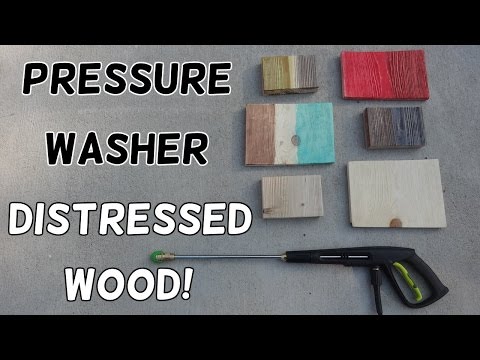 How to Distress Wood with Water! Video