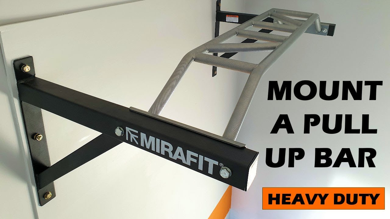 Watch video Pull Up Bar Wall Mounted (Heavy Duty Fix) Now Pull Up Bar Wall Mounted (Heavy Duty Fix)
