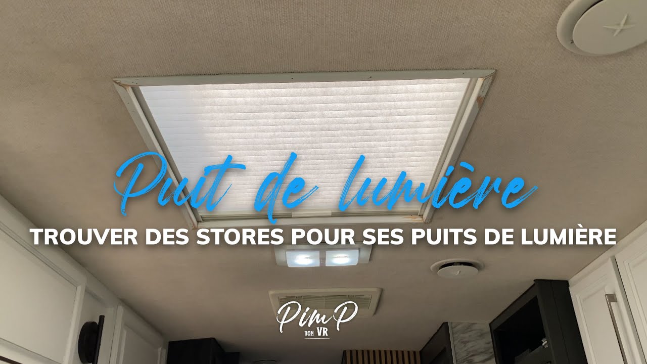 Stores opaques pour puit de lumiaire