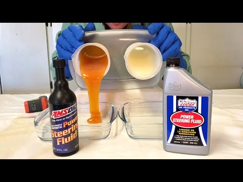 AMSOIL Power Steering Fluid Vs Lucas Cold Flow Test