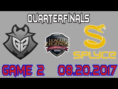 G2 Perkz (Lebanc) vs SPY Sencux (Lucian) game 2 highlights | Quarterfinals D2 - EU LCS Summer Split