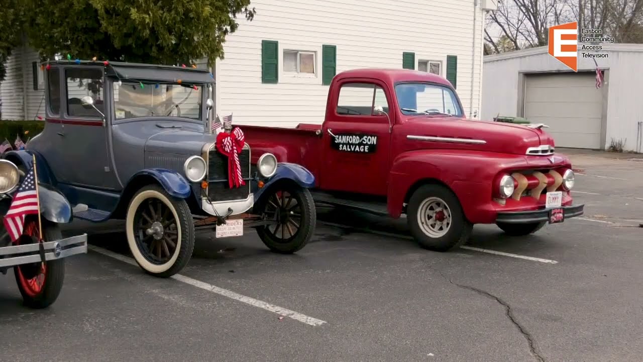 Old Colony Model T Car Display at the Easton Festival of Trees
