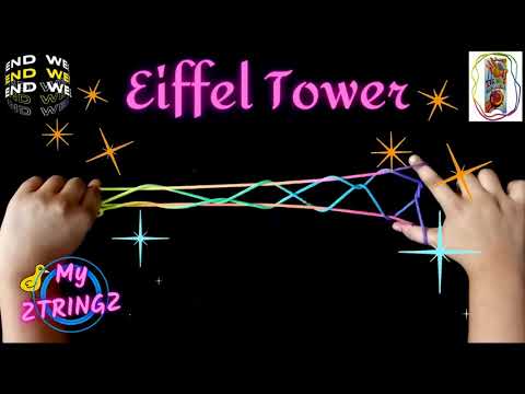 STRING TRICKS: Eiffel Tower || Learn How To Do The Eiffel Tower String Figure/Trick - Step By Step