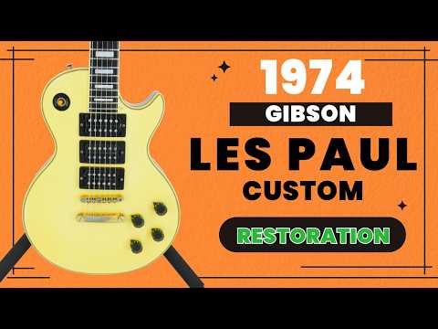 **VIDEO** 1974 Gibson Les Paul Custom 3-Pickup "Tuxedo" Norlin Era - Alpine White & Ebony image 22