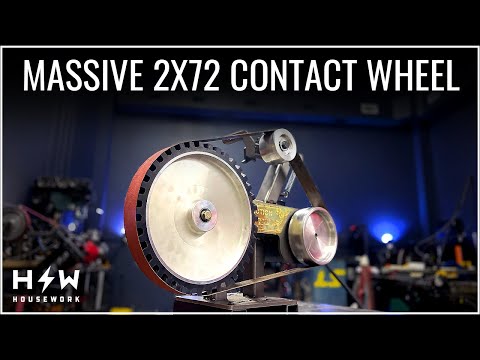 How to: Add a Massive Contact Wheel to your 2x72 Grinder