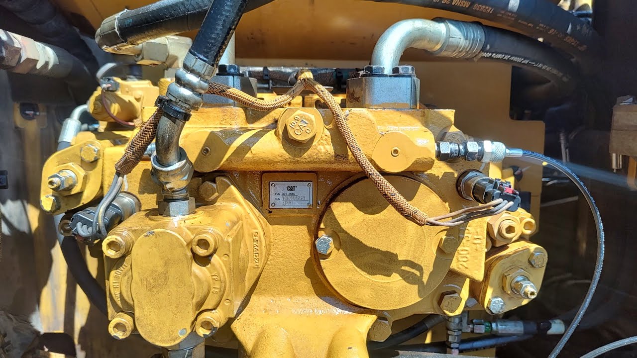 Explicação e Funcionamento da Bomba Hidráulica da Escavadeira 320D,312,324...CAT