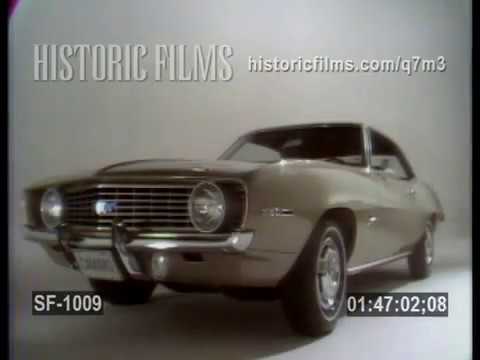 VINTAGE COMMERCIAL - CHEVY CAMARO SPORT COUPE - 1969